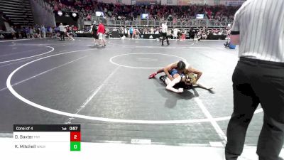 108 lbs Consi Of 4 - Dominik Baxter, Florida National Team vs Kaden Mitchell, Waukon Indian Wrestling