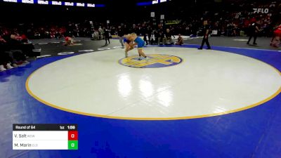 195 lbs Round Of 64 - Vaea Salt, Will C. Wood (SJ) vs Mark Marin, Clovis (CS)