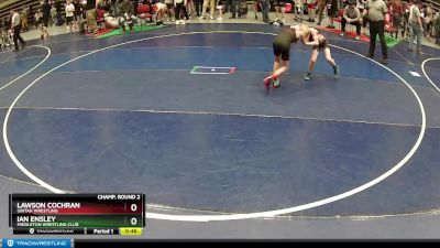 74 lbs Champ. Round 2 - Lawson Cochran, Uintah Wrestling vs Ian Ensley, Middleton Wrestling Club