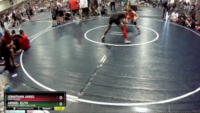 122 lbs Cons. Round 3 - Jonathan Jasso, UNATTACHED vs Arseel Eliya, Norsemen Wrestling Club