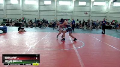 144 lbs Round 8 (10 Team) - Connor Blessing, GT Alien - 2 vs Brady Arigo, Team Diamond Fish