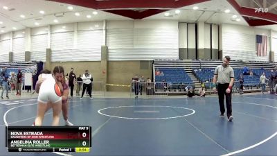 115 lbs Cons. Round 1 - Nova Estrada, Daughters Of Zion Wrestling vs Angelina Roller, Betterman Elite Wrestling