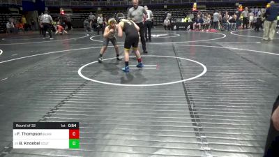 120 lbs Round Of 32 - Franco Thompson, Burrell vs Blake Knoebel, Southern Columbia