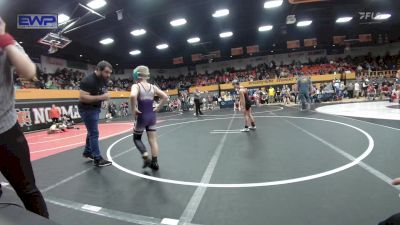 85 lbs Quarterfinal - Knox Sellman, Weatherford Youth Wrestling vs Leo Farmen, Chickasha Youth Wrestling