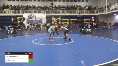 172 lbs R-32 - Dominic Federici, Wyoming Seminary vs Brady Fitz, Thomas Jefferson