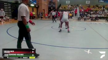 285 lbs Semifinal - Juan Edmond-Holmes, Lander vs Devon Rice, Newberry