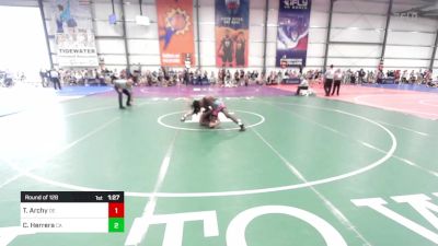 132 lbs Round Of 128 - Tahmeer Archy, DE vs Christian Herrera, CA