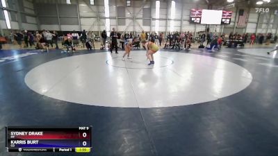 115 lbs Cons. Round 2 - Sydney Drake, MT vs Karris Burt, CO