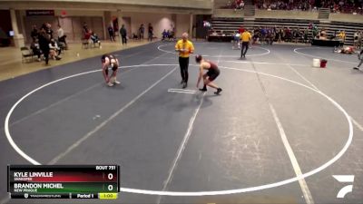 145 Championship Bracket Cons. Round 7 - Kyle Linville, Shakopee vs Brandon Michel, New Prague