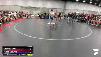 195 lbs Round 4 (6 Team) - Lincoln Lemar, North Dakota Blue vs Mason Villwok, Nebraska