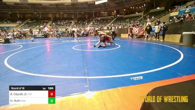 125 lbs Round Of 16 - Angel Cejudo Jr., Valiant Prep vs Hayden Hutt, Moen Wrestling Academy