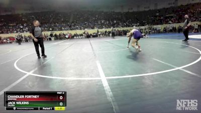 3A-157 lbs Semifinal - Chandler Fortney, Bristow vs Jack Wilkins, Salina