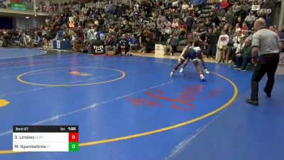 139 lbs R-64 - Don Lindsey, Central Valley vs Mateo Sgambellone, St. Joseph Regional-NJ