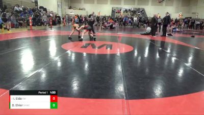 100 lbs Semifinal - Isaiah Eide, PINnacle Wrestling vs Devin Rocco Ehler, Storm Youth Wrestling Club