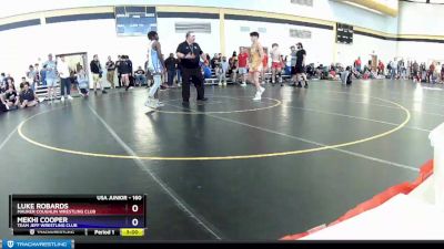 160 lbs Champ. Round 1 - Luke Robards, Maurer Coughlin Wrestling Club vs Mekhi Cooper, Team Jeff Wrestling Club