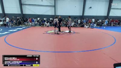 113-120 lbs Quarterfinal - Dyllan Bell, Rebels Wrestling Club vs Kaysic Lundquist, Big Cat Wrestling Club