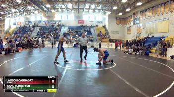 170 lbs Quarterfinals (8 Team) - Landon Cannaday, Jesuit vs Isaac Schaeffer, Charlotte Hs