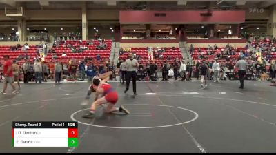 125 lbs Champ. Round 2 - Daniel Denton, Caney Valley vs Emiliano Gauna, Smithville Youth Wrestling