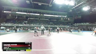 106 lbs Quarterfinal - Zachary Hoover, Laguna Creek vs Dan Le, Vista Del Lago