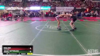 A - 120 lbs Quarterfinal - Pita Fish, Browning vs Brody Ketterling, Lockwood