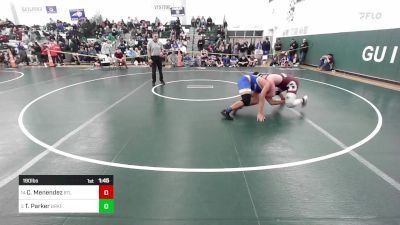 190 lbs Round Of 16 - Cris Menendez, Bethel vs Trey Parker, Brookfield/Shepaug