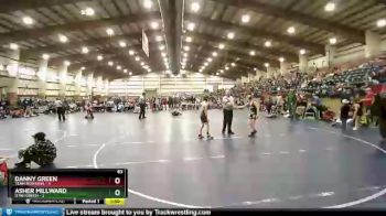 83 lbs Semis & Wb (16 Team) - Danny Green, Team Montana vs Asher Millward, Utah Green