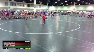 106 lbs Round 1 (6 Team) - Blake Saddler, Eaglecrest Raptors vs Noah Milligan, Cow Valley