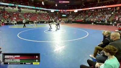 D2-165 lbs Cons. Semi - Maddox Goebel, Darlington/Black Hawk vs Jeremiah Avery, Prairie Du Chien