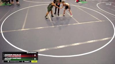 190 lbs Quarterfinal - Jaithan Martinez, Minnesota vs Jackson Macalus, White Bear Lake Wrestling