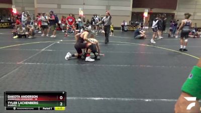 115 lbs Round 5 (6 Team) - Dakota Anderson, Aggression Legionaries vs Tyler Lachenberg, BadBass