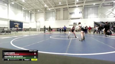 116 lbs Semifinal - Maverick Beckwith, Gorilla Grapplers Wrestling Club vs Liam Harte, Malone Wrestling Club