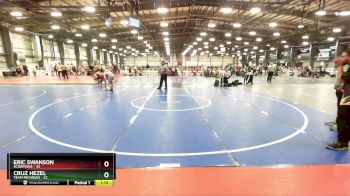 120 lbs Rd# 5- 3:45pm Friday Final Pool - Cruz Hezel, Team Michigan vs Eric Swanson, Scorpions