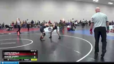 133 lbs Placement Matches (16 Team) - Justin Portillo, Grand View (Iowa) vs Hunter Sparks, Life University