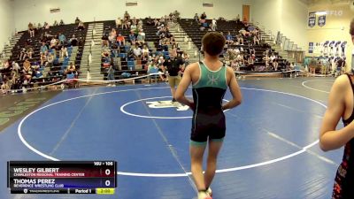 106 lbs Round 3 - Thomas Perez, Reverence Wrestling Club vs Wesley Gilbert, Charleston Regional Training Center