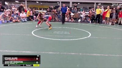 96 lbs Round 7 (8 Team) - Sanchir Edington, Revival Orange vs Ethan Allen, Terps Xpress ES