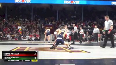 125 lbs Consi Of 8 #1 - Shane Metzler, Rutgers vs Devin Schnupp, Penn State