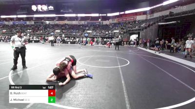 155 lbs Rr Rnd 3 - Bishop Rush, Benton High School vs Jaiden Michael, DC Gold