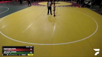 65 lbs Semis & 1st Wrestleback (8 Team) - Matthew Bosl, LPGE/B Wolves vs Bryson Javers, Minneota