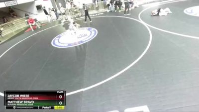 71 lbs Quarterfinal - Jaycob Wiese, Hemet Youth Wrestling Club vs Matthew Bravo, Blazers Wrestling Club