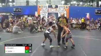 56 lbs Round 4 (8 Team) - Adrian Zarate, Team Gotcha vs John Jacob Sturgeon, ARES Red