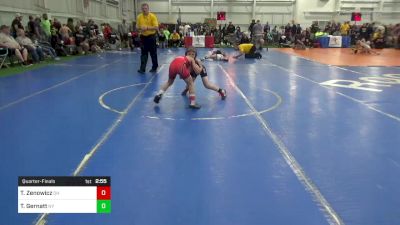 B-65 lbs Quarterfinal - Tanner Zenowicz, OH vs Thatcher Gernatt, NY