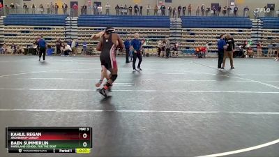 285 lbs Cons. Round 4 - Baen Summerlin, Maryland School For The Deaf vs Kahlil Regan, Archbishop Curley