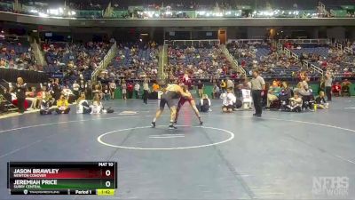 2A 152 lbs Semifinal - Jason Brawley, Newton Conover vs Jeremiah Price, Surry Central