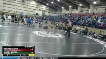 84 lbs Quarters & Wb (16 Team) - Jaxten Bowler, Utah Gold vs Michael Baxter, Punisher Wrestling Company