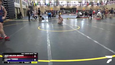 182 lbs Cons. Round 3 - Jace Nelson-Brown, Iowa vs Cohan Torres, Iowa