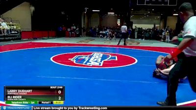 2A-157 lbs Cons. Round 2 - Eli Rider, Haralson County vs Larry Duehart, Northeast Magnet