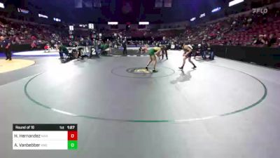 126 lbs Round Of 16 - Haden Hernandez, Marina (SS) vs Alek Vanbebber, Kingsburg (CS)