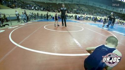 55 lbs Consi Of 8 #1 - Cayson Bolen, Shawnee Takedown Club vs Decklyn Bosarge, Tuttle Wrestling Club