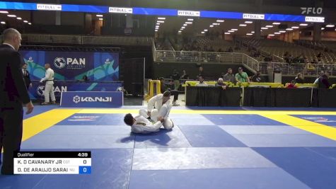KEITH D CAVANARY JR vs DIEGO DE ARAUJO SARAIVA 2024 Pan Jiu Jitsu IBJJF Championship