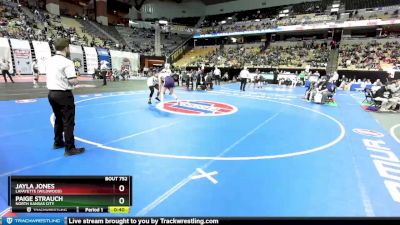 170 Class 2 lbs 3rd Place Match - Jayla Jones, Lafayette (Wildwood) vs Paige Strauch, North Kansas City